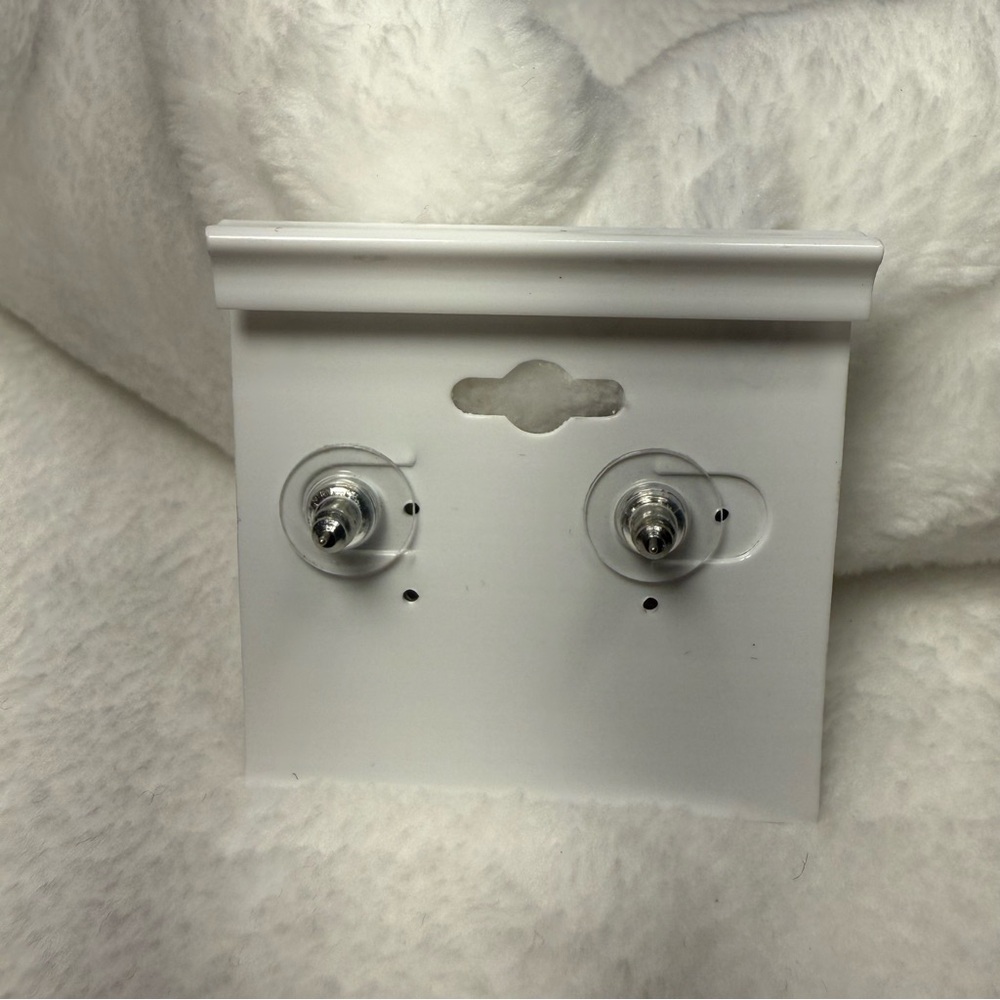 Rosebud vintage Collectable Series Blue and Green Stud Earrings - Picture 3 of 4